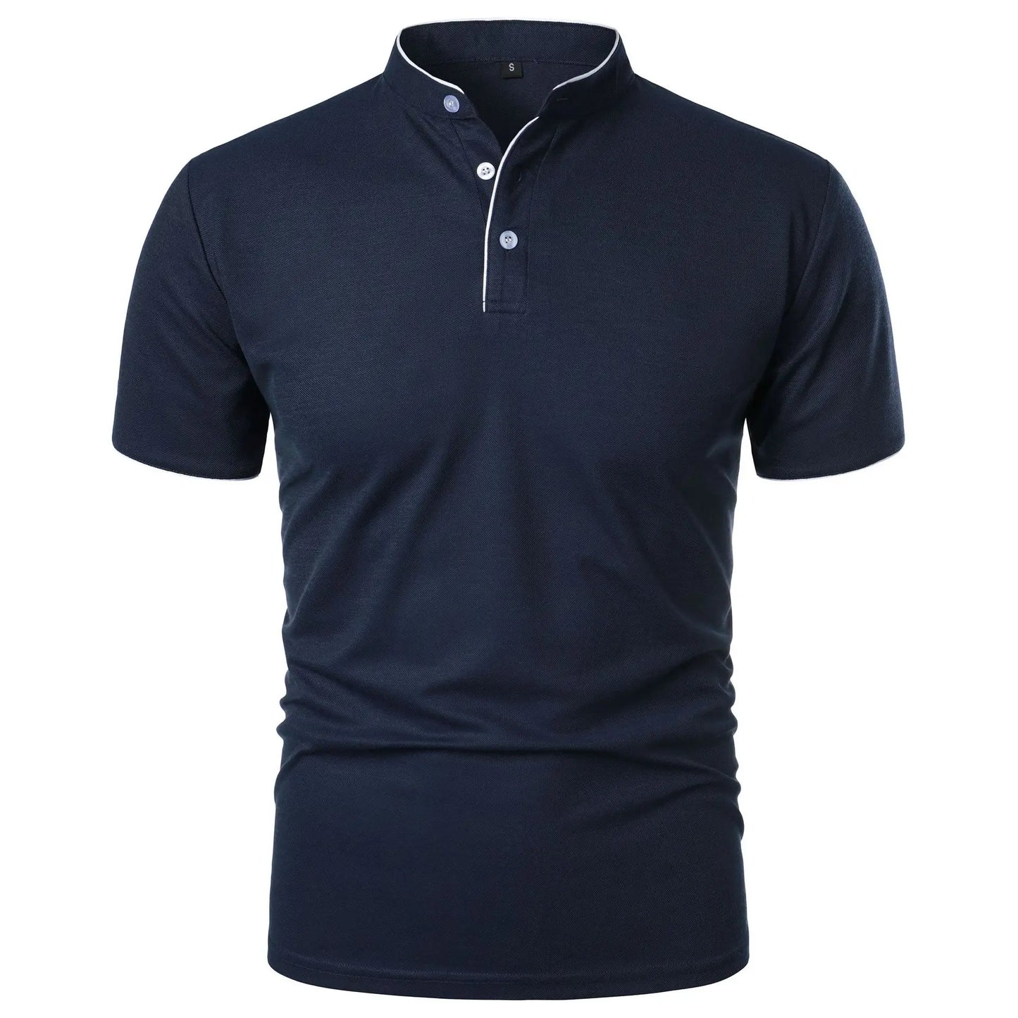 Hommes - Polo extensible - Mélange de coton confortable - Style polyvalent