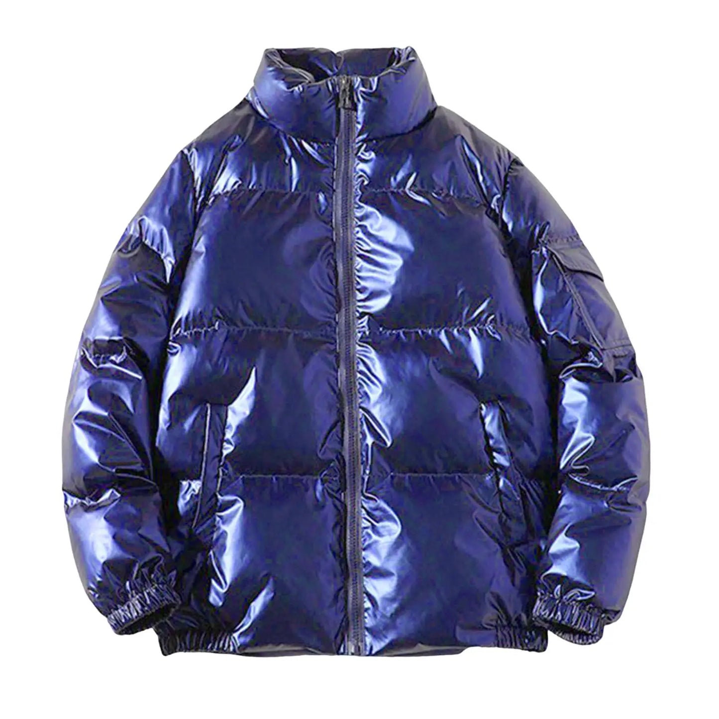 Hommes - Veste d'hiver en duvet - Finition brillante - Vêtement extérieur chaud et élégant - Mode masculine confortable