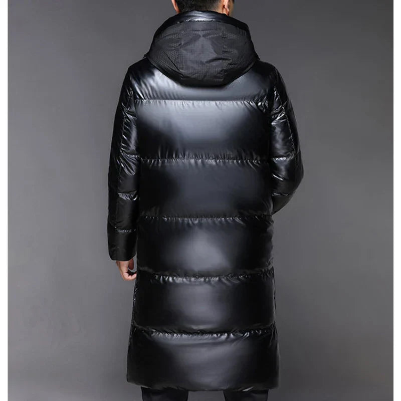 Hommes - Veste en duvet - Capuche - Vêtements d'hiver chauds et confortables - Veste chaude pour l'hiver