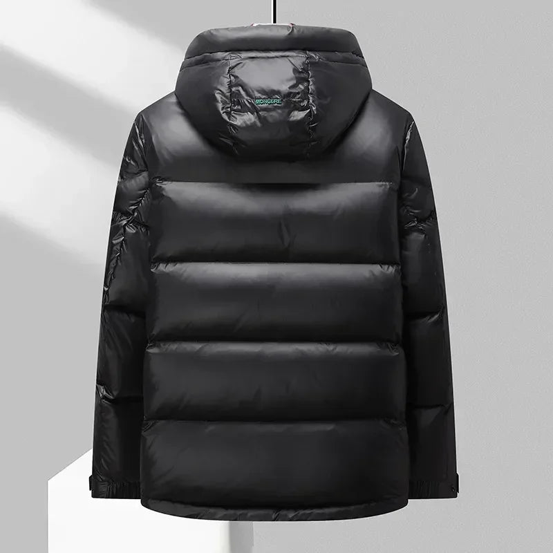 Hommes - Veste en duvet d'hiver - Capuche - Chaude et élégante - Veste d'hiver confortable