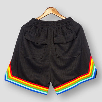 Hommes - Robe Courte Colorée - Léger et Confortable - Idéale pour vos Aventures Estivales - Mode Arc-en-Ciel