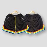 Hommes - Robe Courte Colorée - Léger et Confortable - Idéale pour vos Aventures Estivales - Mode Arc-en-Ciel