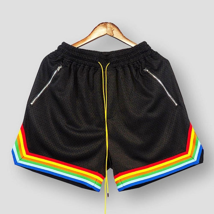 Hommes - Robe Courte Colorée - Léger et Confortable - Idéale pour vos Aventures Estivales - Mode Arc-en-Ciel