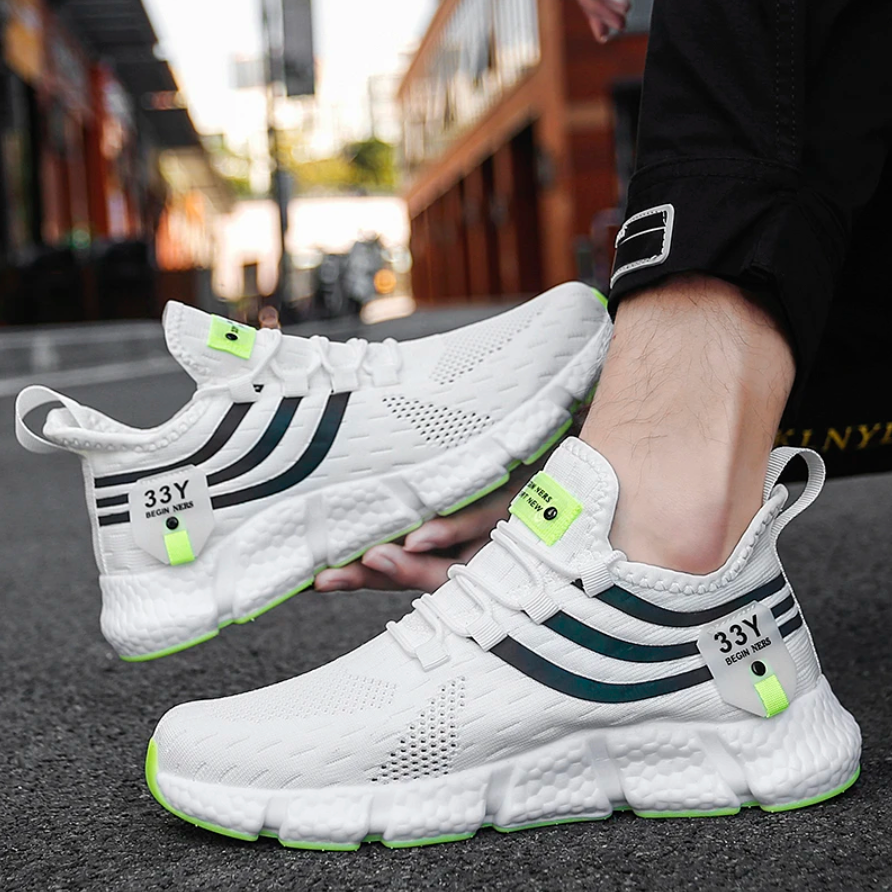 Hommes - Chaussures de sport - Confortables et légères - Idéales pour le running et les loisirs