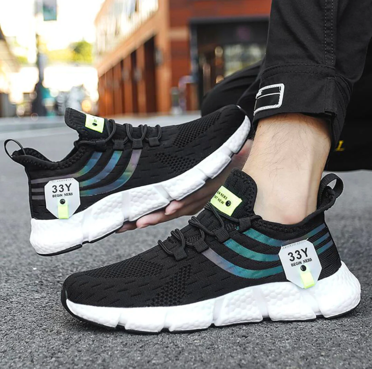Hommes - Chaussures de sport - Confortables et légères - Idéales pour le running et les loisirs