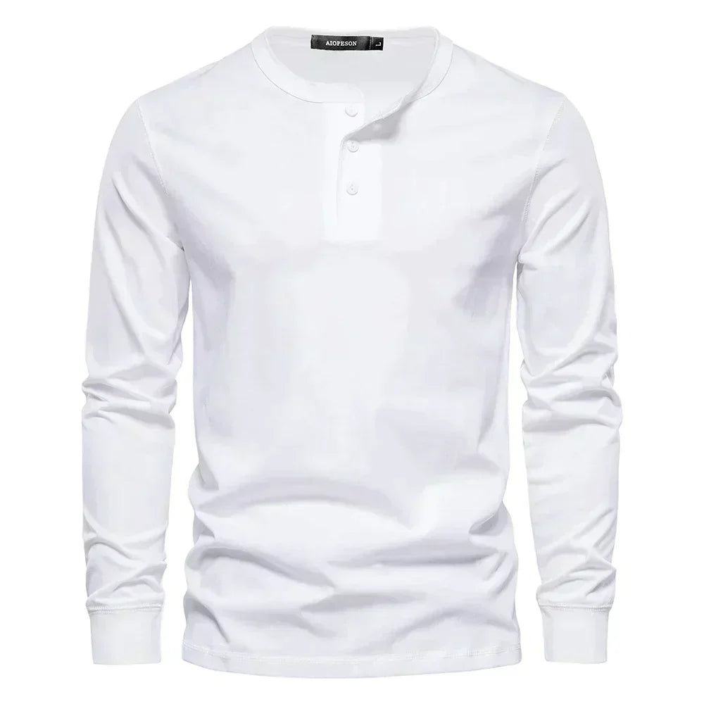 Hommes - Chemise - Coton - Manches longues - Style classique et décontracté pour un look tendance