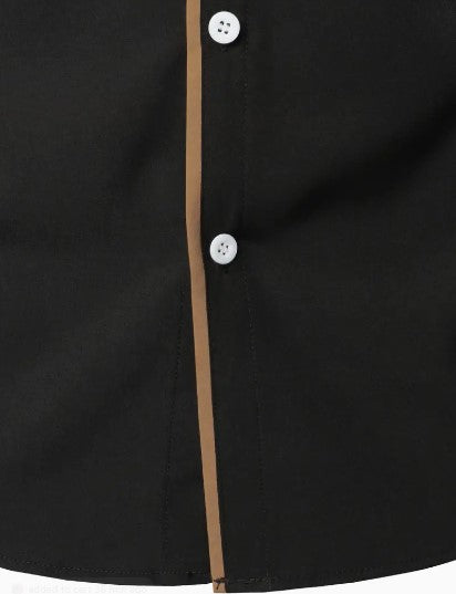 Hommes - Chemise décontractée à manches longues - Mélange de coton léger et respirant - Idéale pour un usage quotidien