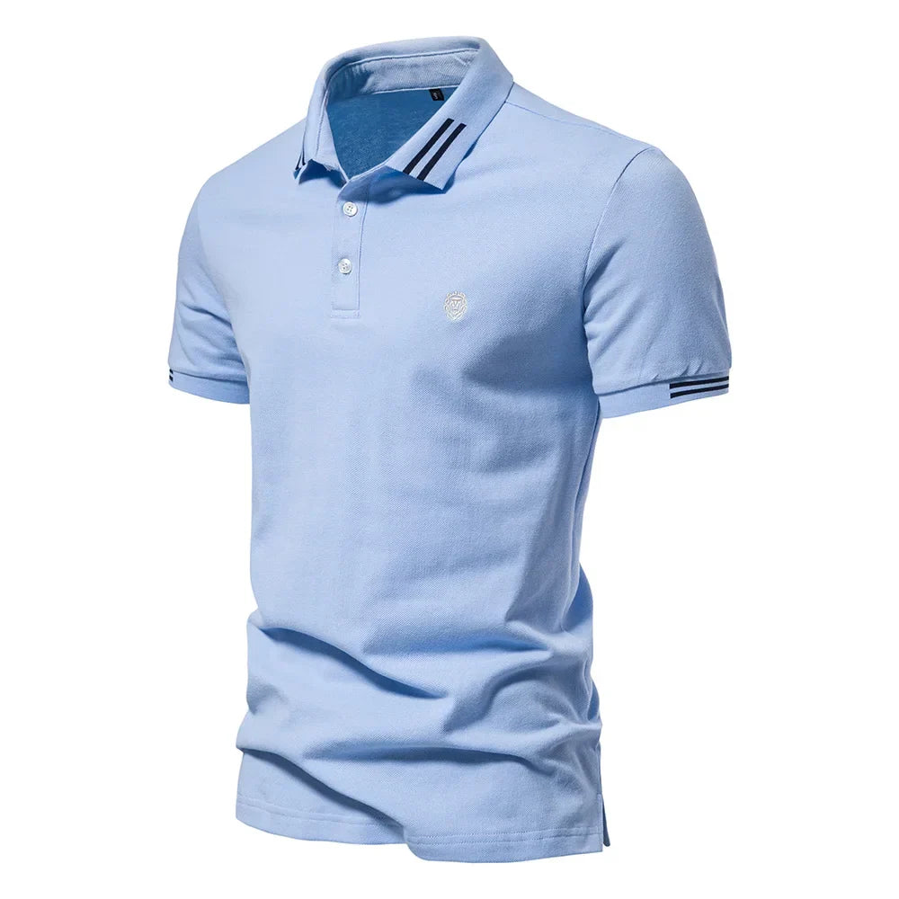 Hommes - Polo Chic et Élégant - Style Décontracté en Coton - Tenue Stylée pour Toutes Occasions