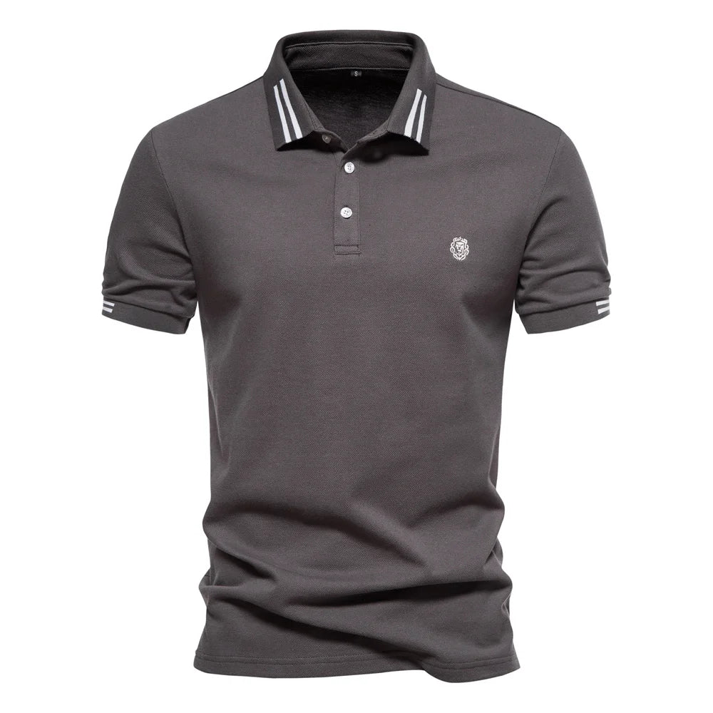 Hommes - Polo Chic et Élégant - Style Décontracté en Coton - Tenue Stylée pour Toutes Occasions