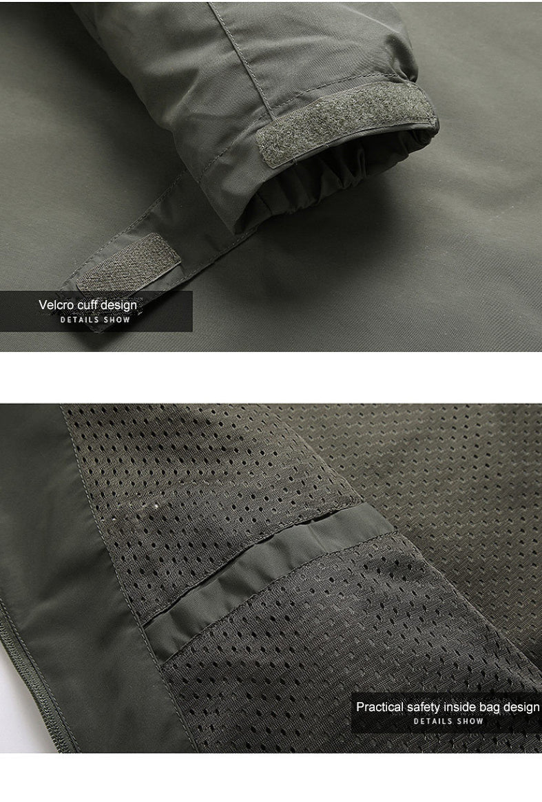 Veste softshell homme - Veste imperméable et respirante - Idéale pour les activités de plein air