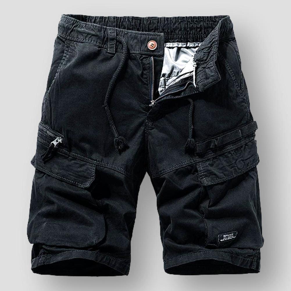 Hommes - Short cargo court - Coton léger - Idéal pour les aventures en plein air