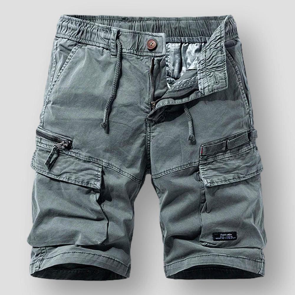 Hommes - Short cargo court - Coton léger - Idéal pour les aventures en plein air