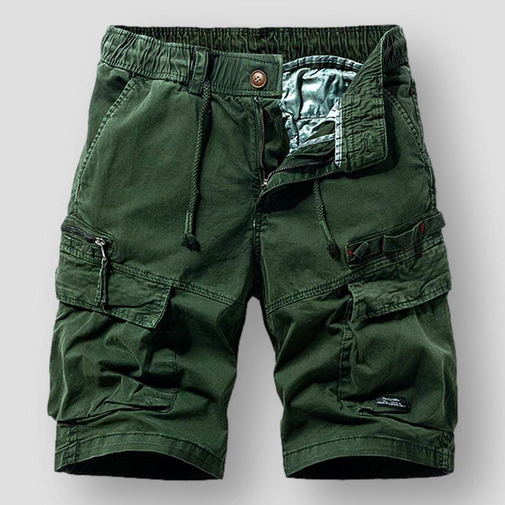 Hommes - Short cargo court - Coton léger - Idéal pour les aventures en plein air