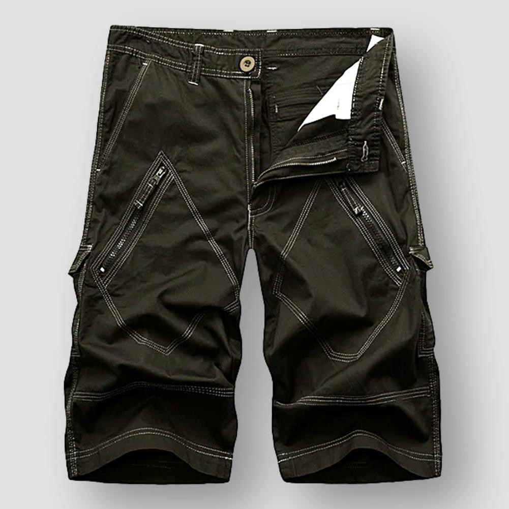 Homme - Short cargo - Coton résistant - Un incontournable polyvalent pour l'aventure en plein air