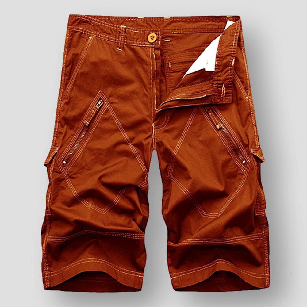 Homme - Short cargo - Coton résistant - Un incontournable polyvalent pour l'aventure en plein air