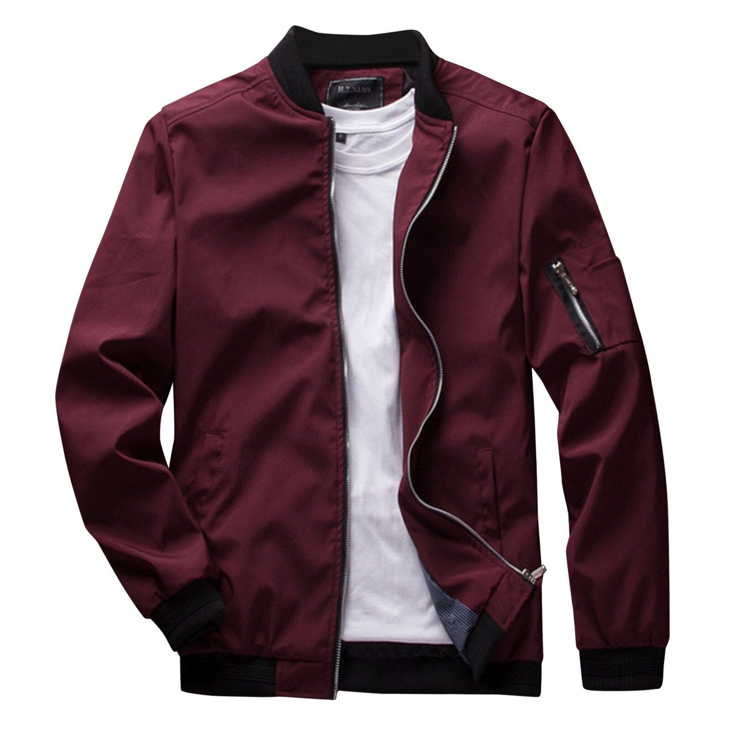 Hommes - Bomber Veste - Tissu respirant - Zippé léger - Style décontracté idéal pour la saison