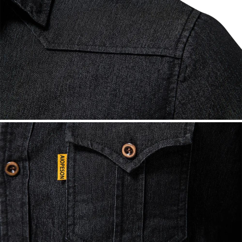 Homme - Chemise en adaptatif - Denim de coton Coupe ajustée pour le confort et le style - Parfaite pour les tenues décontractées