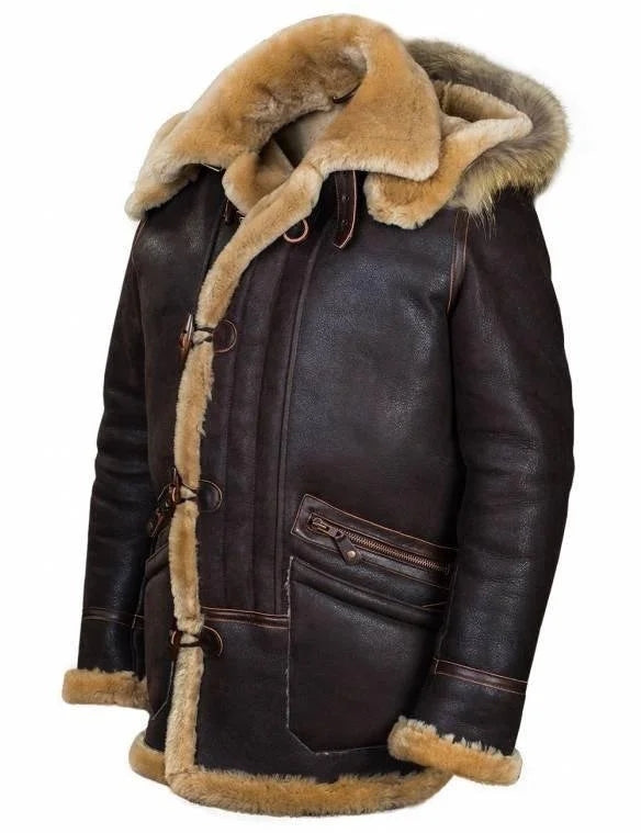 Hommes - Veste d'hiver à capuche - Style tendance et chaud - Vêtement d'extérieur idéal