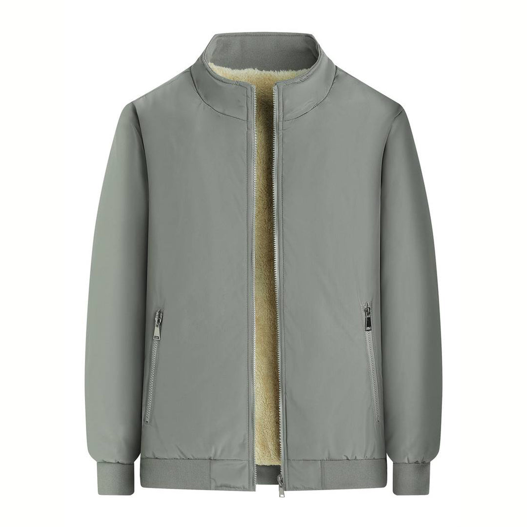 Hommes - Veste Bombardier Doublée - Matériau Durable - Chaude et Déperlante - Idéale pour l'Hiver