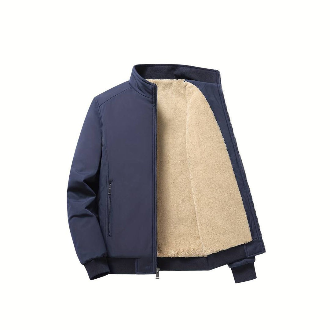 Hommes - Veste Bombardier Doublée - Matériau Durable - Chaude et Déperlante - Idéale pour l'Hiver