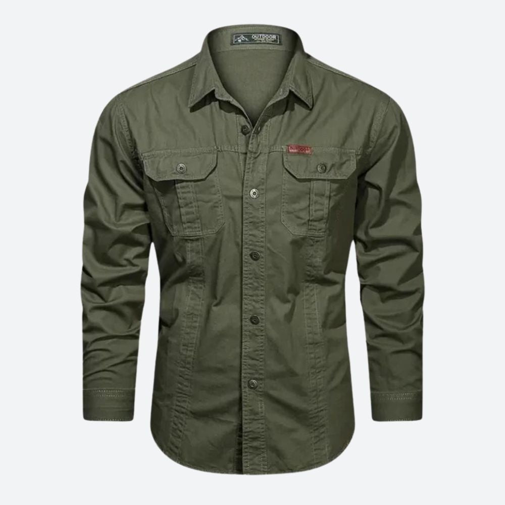 Hommes - Chemise d'extérieur élégante - Tissu léger et respirant - Prête pour toutes vos aventures
