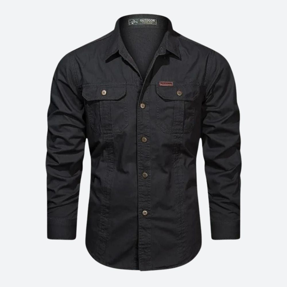 Hommes - Chemise d'extérieur élégante - Tissu léger et respirant - Prête pour toutes vos aventures