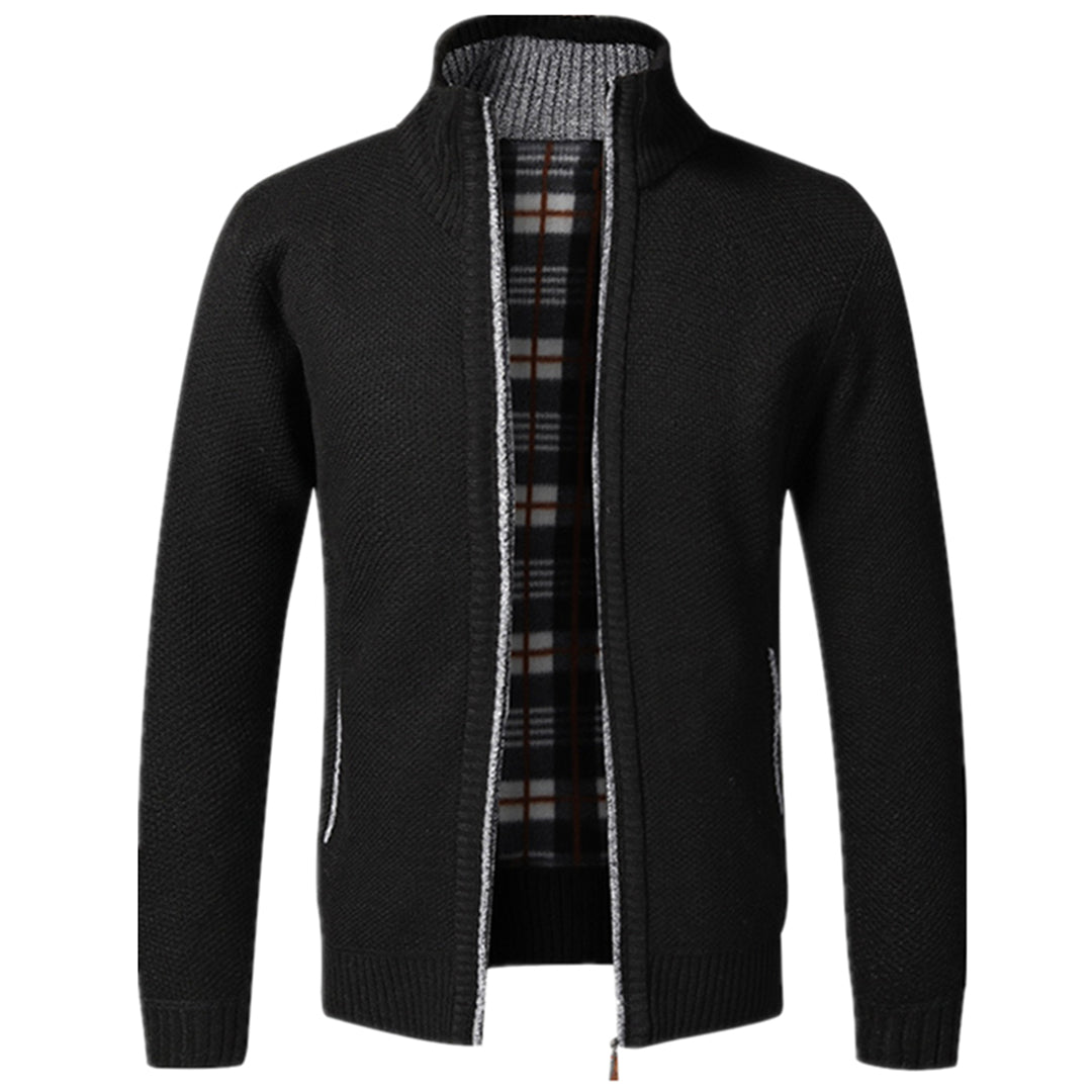 Hommes - Cardigan zippé - Tricoté - Manches longues - Confortable et Élégant pour un Style Décontracté