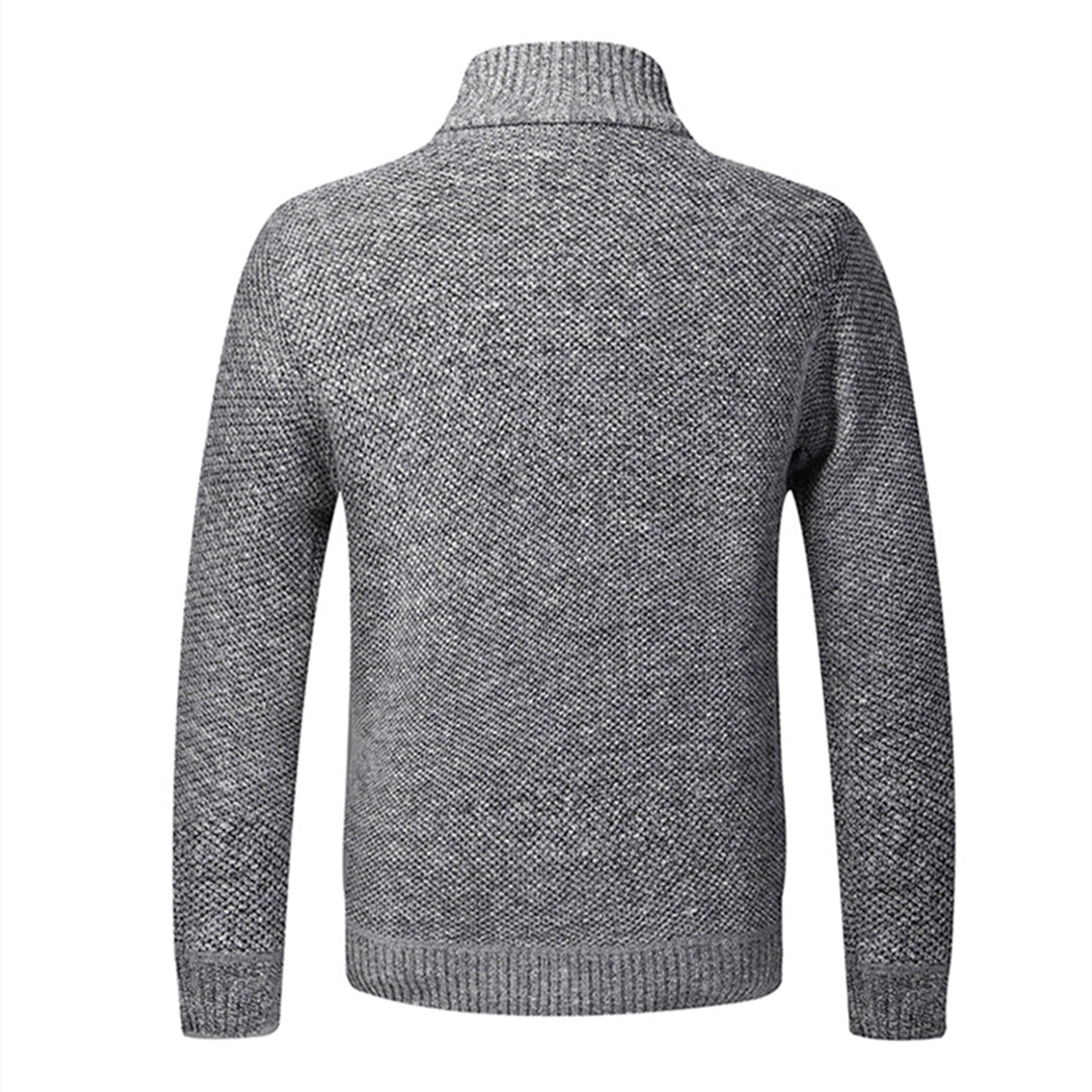 Hommes - Cardigan zippé - Tricoté - Manches longues - Confortable et Élégant pour un Style Décontracté