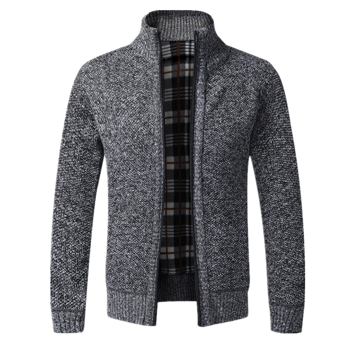 Hommes - Cardigan zippé - Tricoté - Manches longues - Confortable et Élégant pour un Style Décontracté