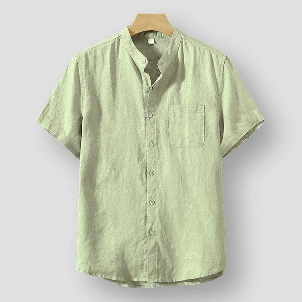 Homme - Chemise en lin - Élégante et Confortable - Vêtement en Lin pour un Style Décontracté
