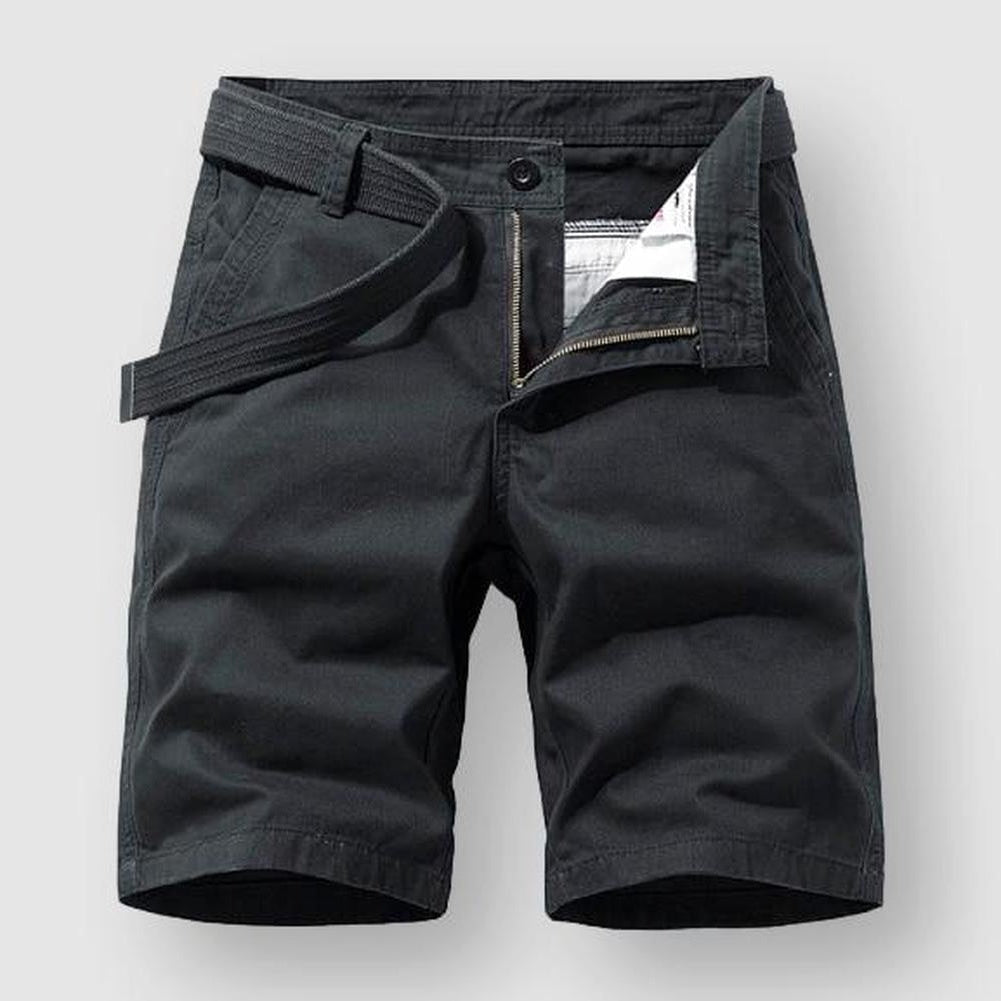 Hommes - Short cargo - Mélange de coton confortable - Polyvalent et élégant pour un usage quotidien