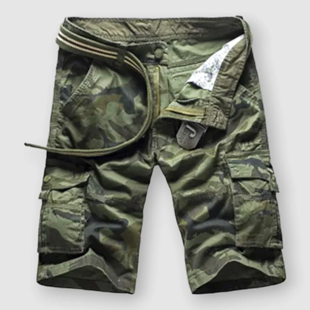 Hommes - Short cargo - Tissu léger - Idéal pour les aventures nocturnes à Madrid
