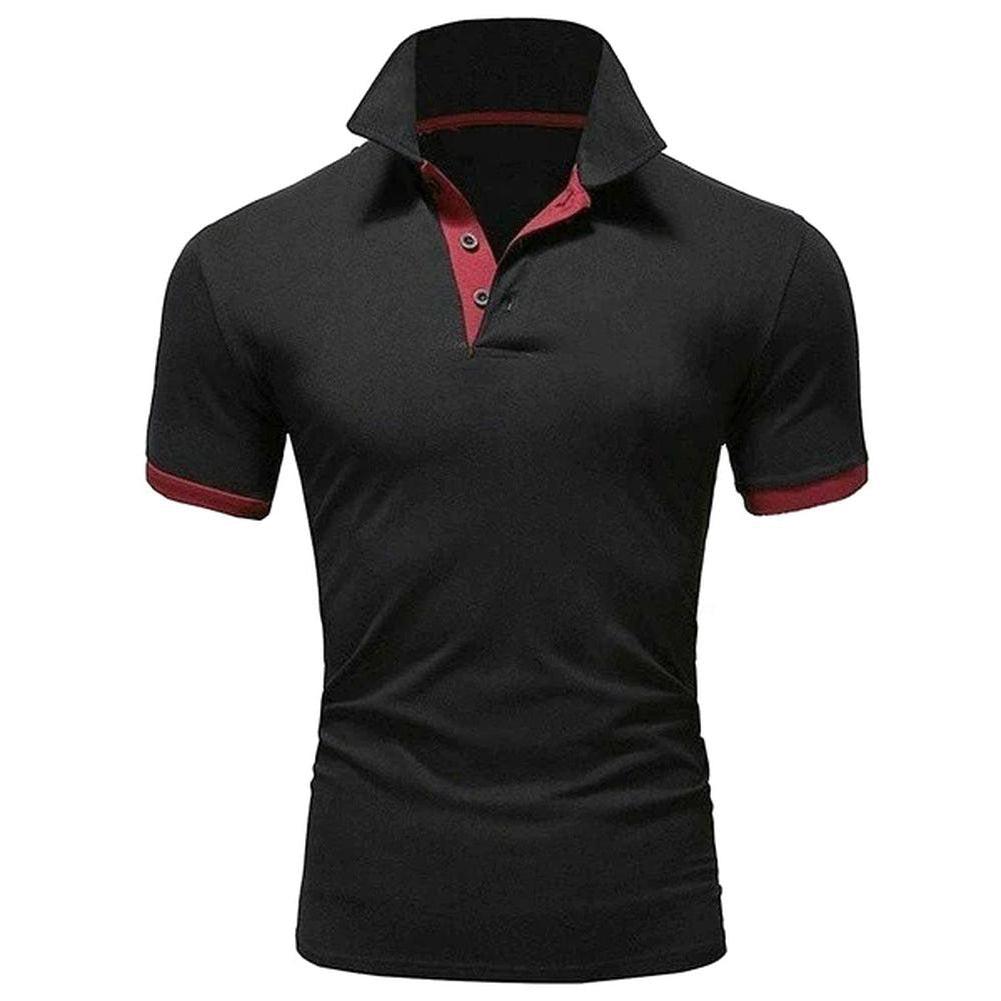 Hommes - Polo - Mélange de coton confortable - Tenue décontractée élégante pour toutes les occasions