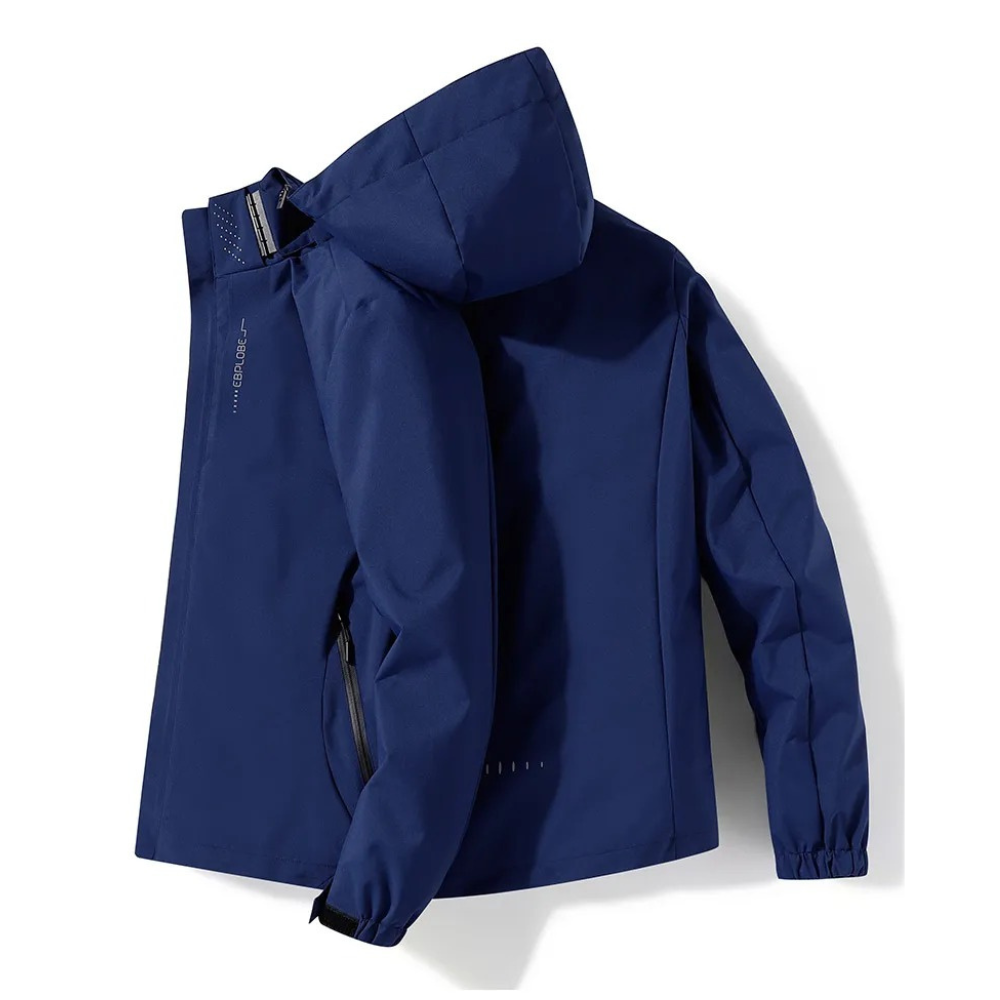 Hommes - Veste Windbreaker - Polyester durable - Imperméable avec Capuche - Protection Contre le Vent