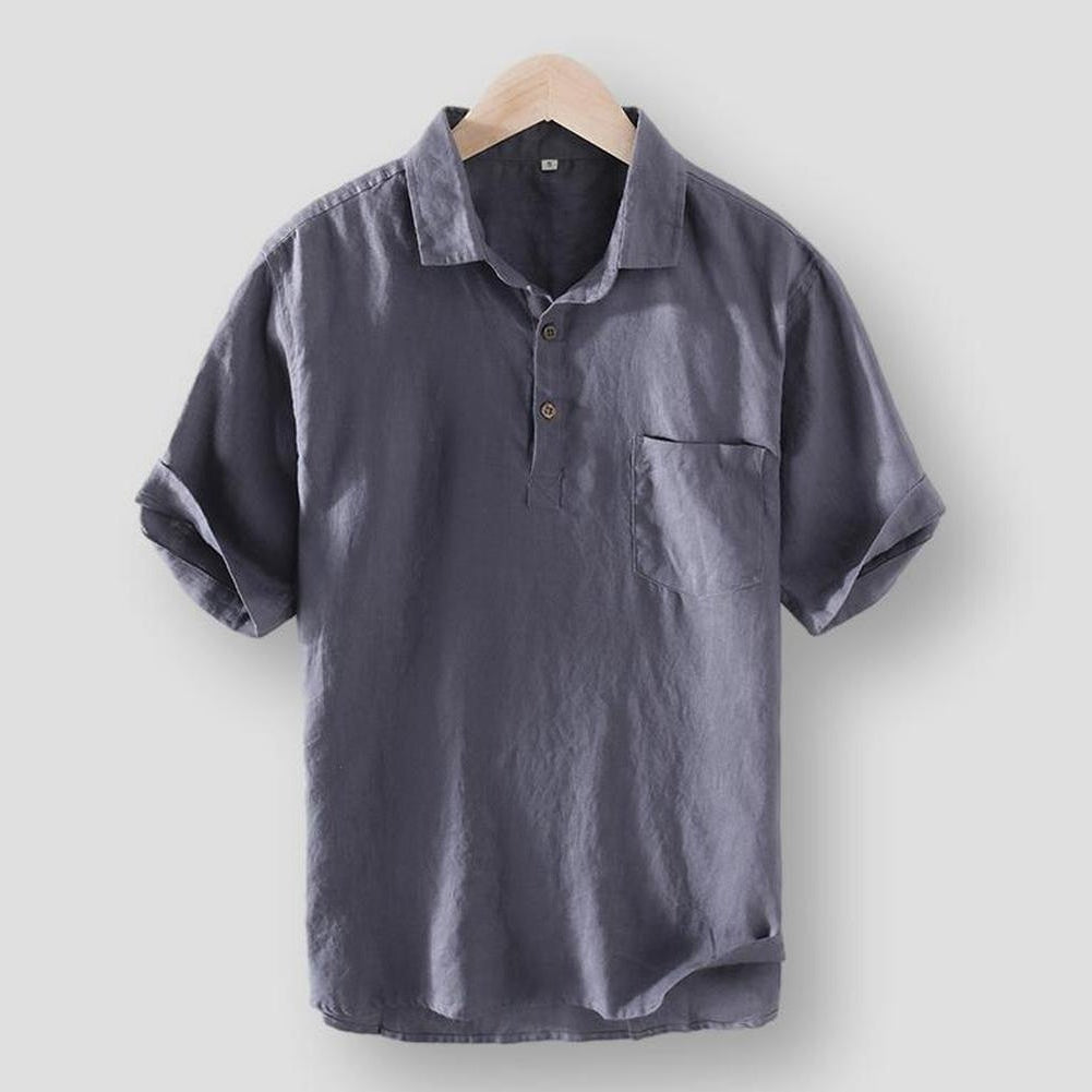Hommes - Chemise en lin Taranto - Élégante et confortable - Mode estivale