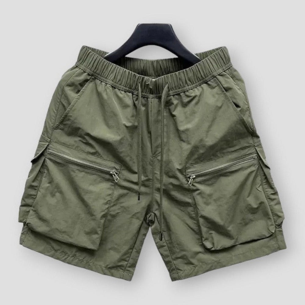 Hommes - Short cargo - Mélange de coton confortable - Vêtements d'extérieur polyvalents pour l'aventure