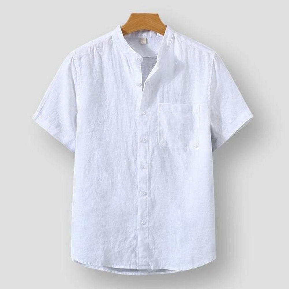 Homme - Chemise en lin - Élégante et Confortable - Vêtement en Lin pour un Style Décontracté