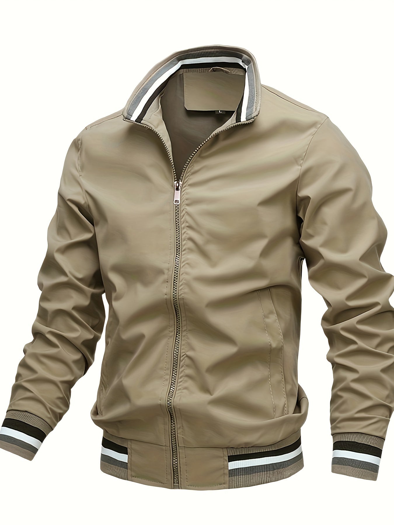 Veste de loisirs élégante - Tissu léger - Style décontracté - Idéale pour les sorties et le week-end