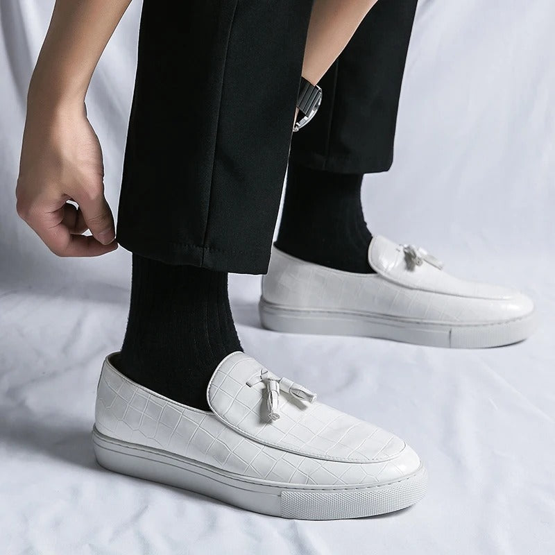 Homme - Mocassins à l'italienne - Cuir véritable - Élégance intemporelle pour un style chic et décontracté