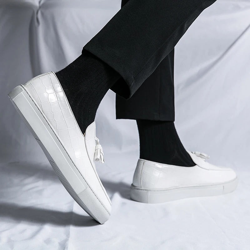 Homme - Mocassins à l'italienne - Cuir véritable - Élégance intemporelle pour un style chic et décontracté