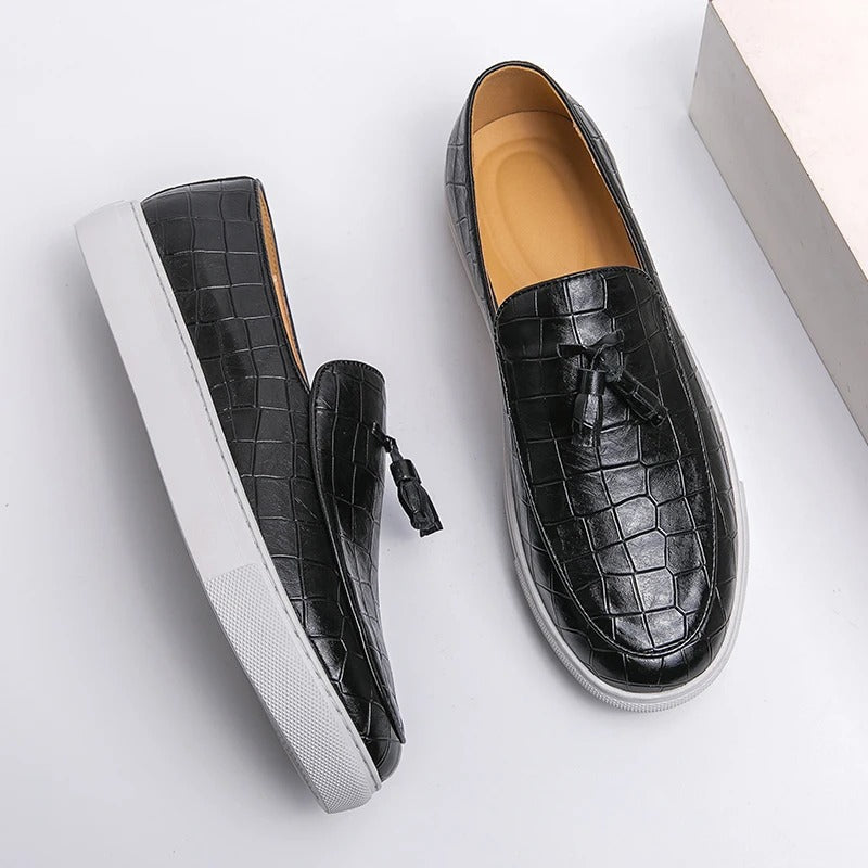 Homme - Mocassins à l'italienne - Cuir véritable - Élégance intemporelle pour un style chic et décontracté