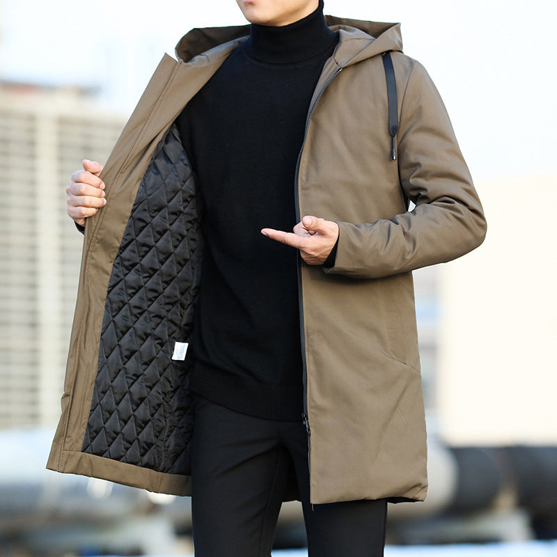 Hommes - Veste parka d'hiver - Chaude, imperméable et confortable - Veste idéale pour l'hiver