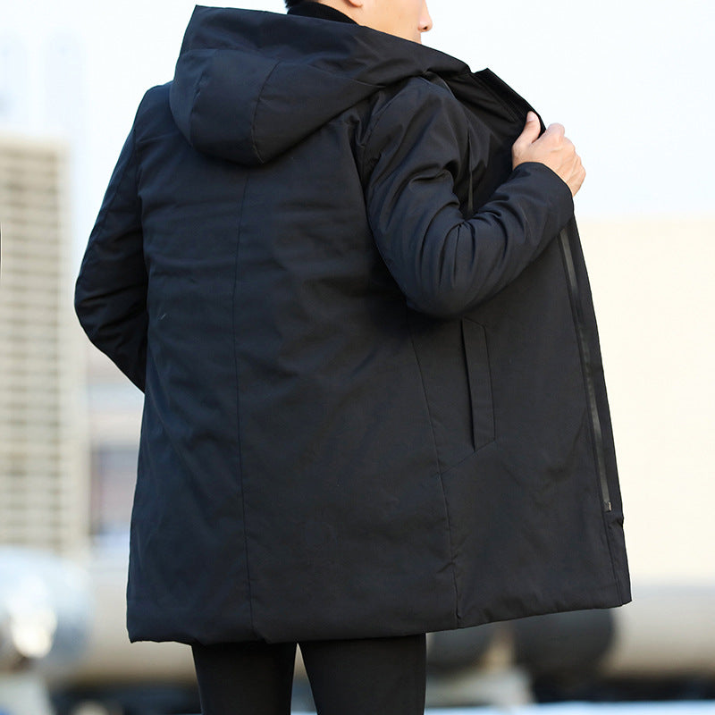 Hommes - Veste parka d'hiver - Chaude, imperméable et confortable - Veste idéale pour l'hiver