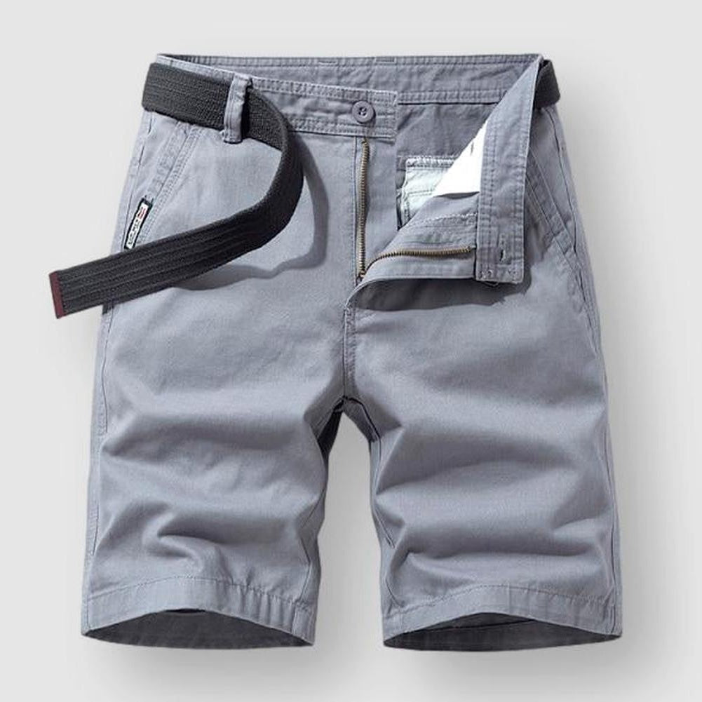 Hommes - Short cargo - Mélange de coton confortable - Polyvalent et élégant pour un usage quotidien