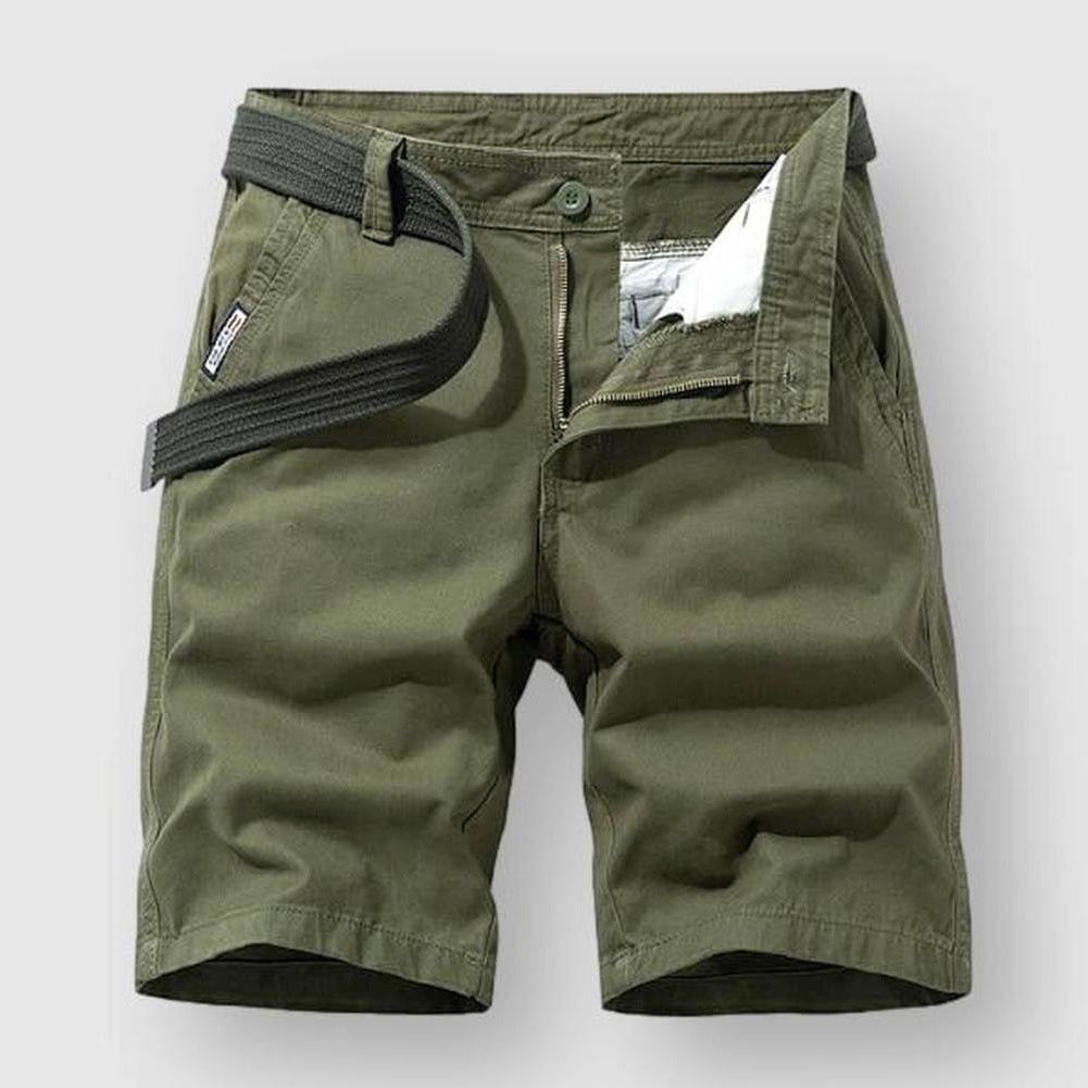 Hommes - Short cargo - Mélange de coton confortable - Polyvalent et élégant pour un usage quotidien