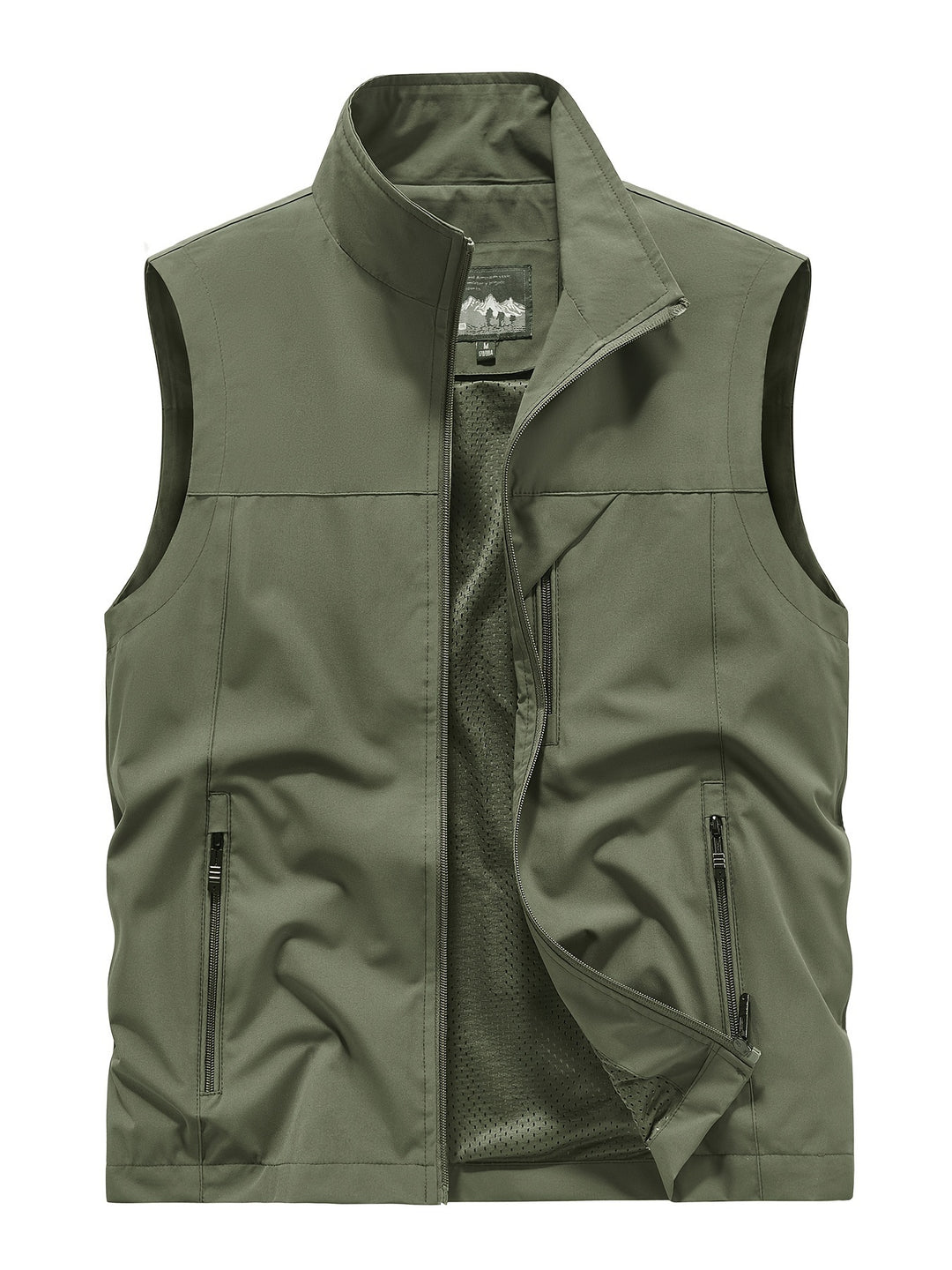 Hommes - Gilet de léger et respirant, sans manches pour -Polyester - activités en plein air - Équipement essentiel