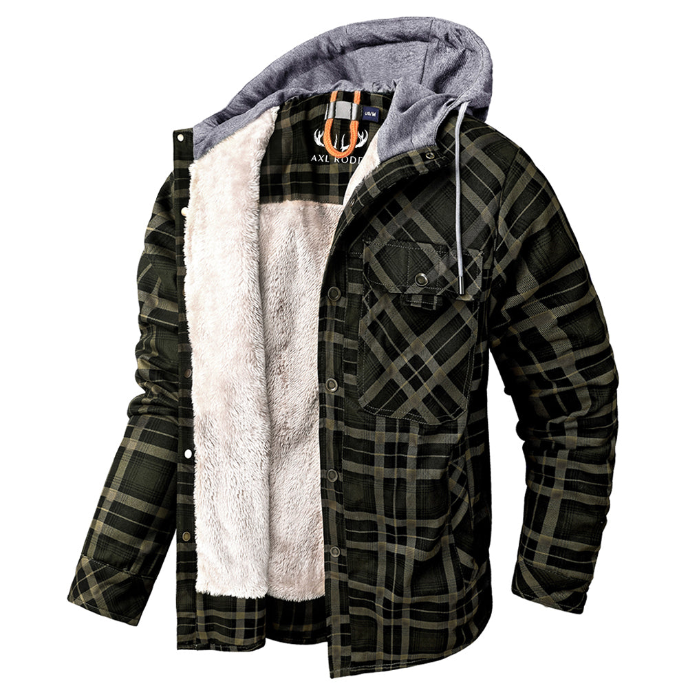 Hommes - Hoodie en Flanelle - Coton Robuste - Style Décontracté - Vêtement Confortable