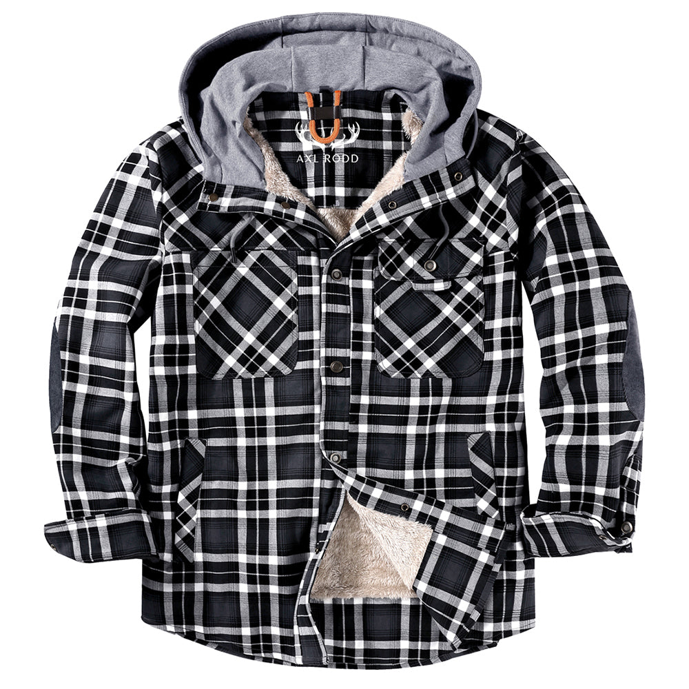 Hommes - Hoodie en Flanelle - Coton Robuste - Style Décontracté - Vêtement Confortable