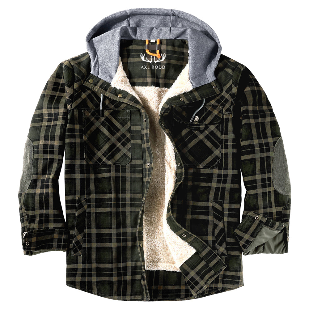 Hommes - Hoodie en Flanelle - Coton Robuste - Style Décontracté - Vêtement Confortable