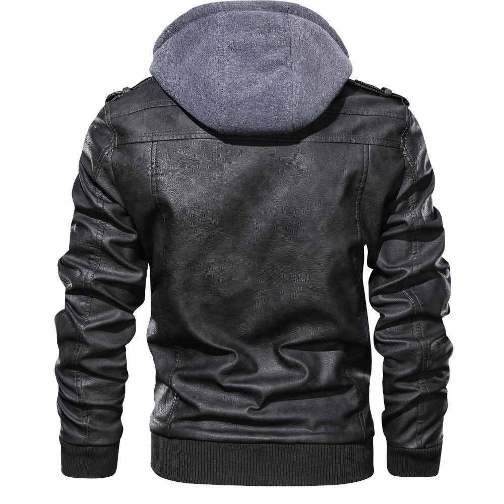 Hommes - Veste de motard à capuche - Matériaux durables - Style décontracté et confort - Moderne Veste tendance